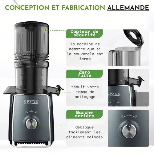 Votre jus frais en 30 secondes, sans épluchage ni découpe