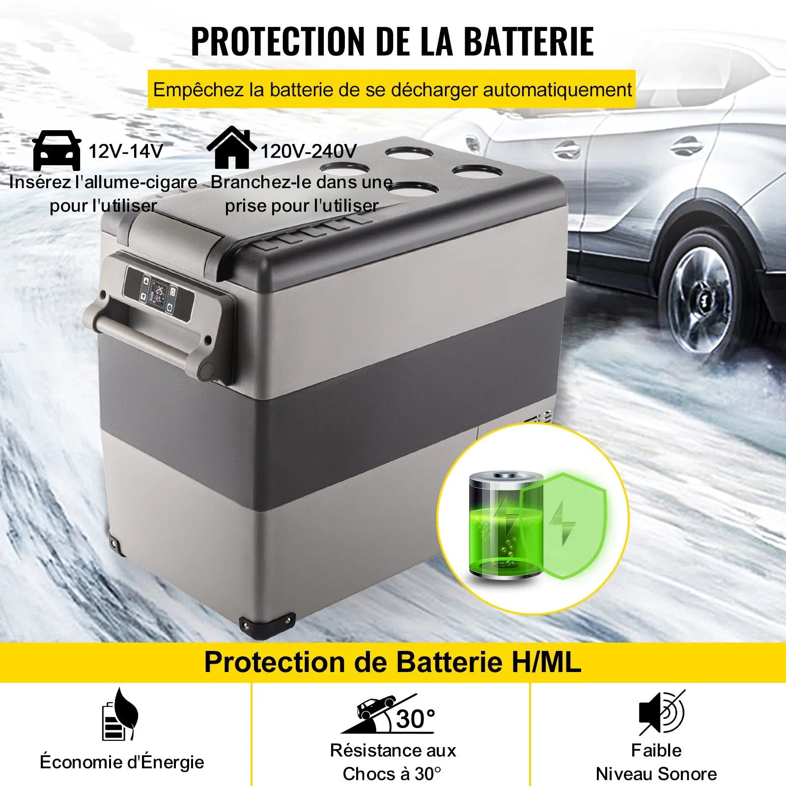 Mini Refrigerador Portátil para Coche 55 L